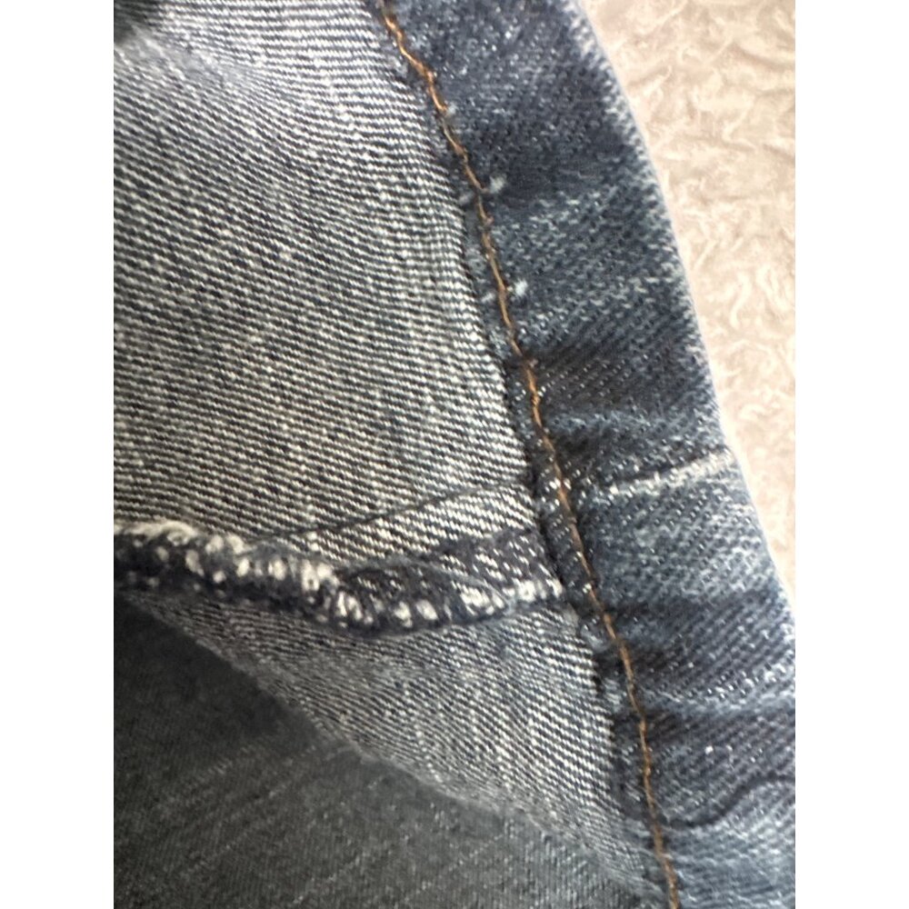 Urban Star Mens 34 Straight Leg Denim Jeans Dark Wash Outdoors Heavy Work - Picture 8 of 9